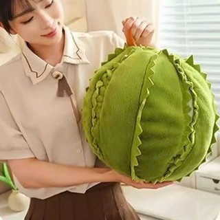 Gấu Bông Sầu Riêng Tách Múi Cao Cấp 30cm - Thú Nhồi Bông Trái Cây Sầu Riêng Khóa Kéo Đáng Yêu Làm Quà Tặng