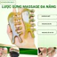 Lược Sừng Massage Đầu Hình Cá Heo 7 Răng Tròn, Mát Xa Ấn Huyệt Thư Giãn Cơ Thế - Mỹ Nghệ Dưỡng Sinh HT