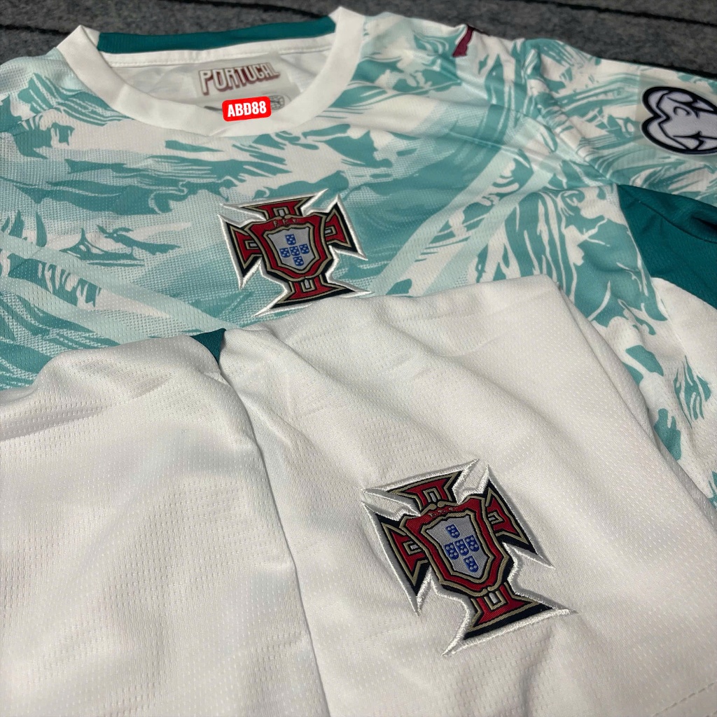 Bộ Quần Áo Bóng Đá Đội Tuyển Bồ Đào Nha 2026 - Vải Polyester Gai Thái Cao Cấp - Quynhhoafootball
