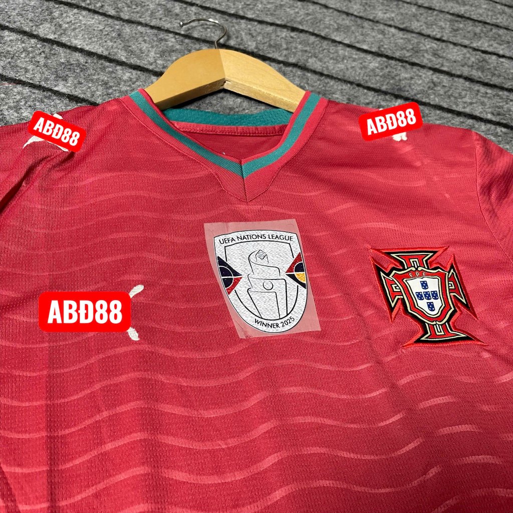Bộ Quần Áo Bóng Đá Đội Tuyển Bồ Đào Nha 2026 - Vải Polyester Gai Thái Cao Cấp - Quynhhoafootball
