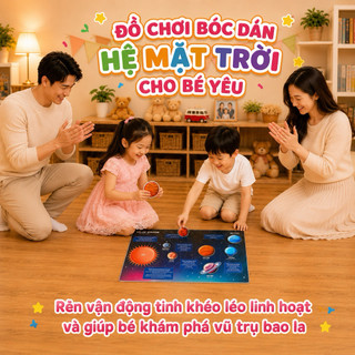 Đồ chơi BÓC DÁN HỆ MẶT TRỜI
