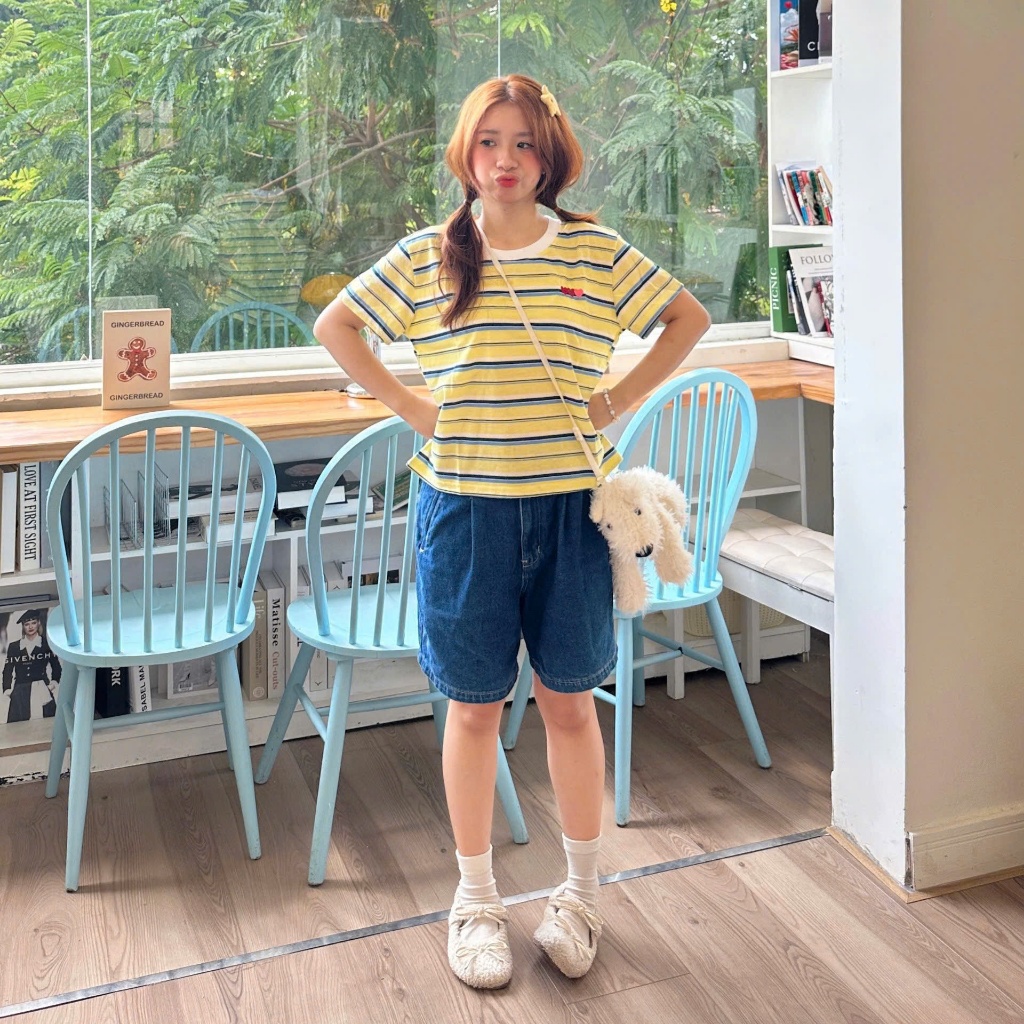 [BST HÈ 2026] Áo Thun Baby Tee Nữ Cotton Co Giãn 2 Chiều Basic, MỎNG NHẸ - BBTEE01 | VIE SOUL