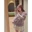 Áo thô hoa nhí cổ đen babydoll QCCC
