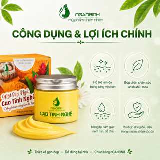[TẶNG CỌ/QUE] Cao tinh nghệ Ngân Bình đắp mặt - Chất kem từ 2013 giảm mụn, mờ thâm