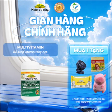 Vitamin Tổng Hợp Nature's Way Complete Daily Multivitamin - Hộp 100 Viên - Bổ Sung Vitamin và Khoáng Chất Cần Thiết