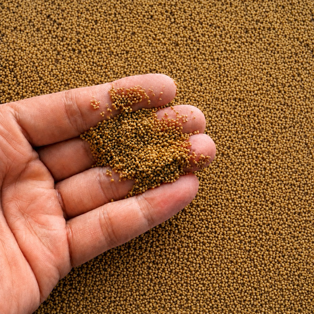 Thức ăn cá  3 đuôi, 7 màu, chép koi, lia thia, betta..đủ size 0.5-1li ĐẠM 42% (500G - 1KG) CÁM NỔ