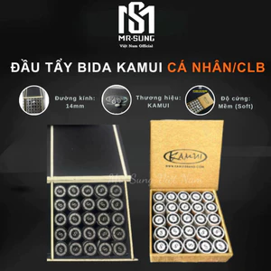 Đầu Tẩy Bida, Tẩy Thay Thế Cho Đầu Cơ Bi-a KAMUI CLEAR - Kamui Original Japan -Độ Cứng S Mềm- MR SUNG VIỆT NAM