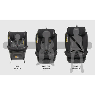 Ghế ngồi an toàn cho trẻ em Jovikids Ranger TT chính hãng - Xoay 360° ISOFIX, dùng cho bé từ 0-12 tuổi