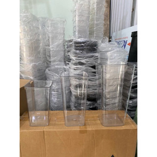 Bình trong suốt mika meka xô me ka cắm hoa trưng bày hoa cao cấp decor bình cắm hoa nhựa Acrylic bền khó vỡ