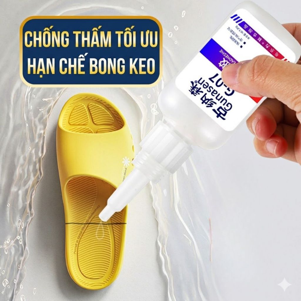 Keo dán giày déo siêu chắc khô nhanh G-07 Gunasen dùng cho các loại giày dép an toàn cho da tay 20g