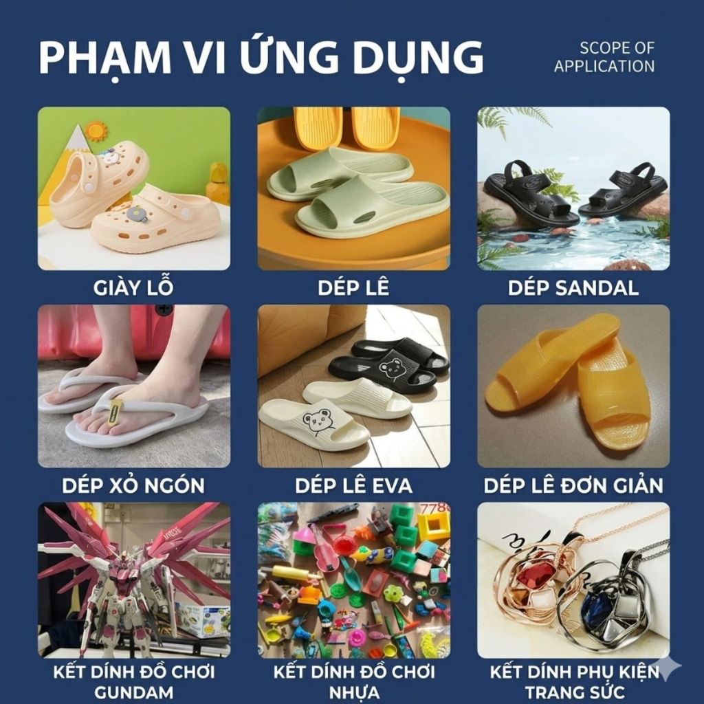 Keo dán giày déo siêu chắc khô nhanh G-07 Gunasen dùng cho các loại giày dép an toàn cho da tay 20g