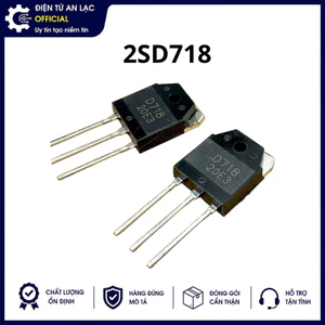 2 Con Sò Transistor D718 2SD718 NPN 129V 8A 80W TO-3P