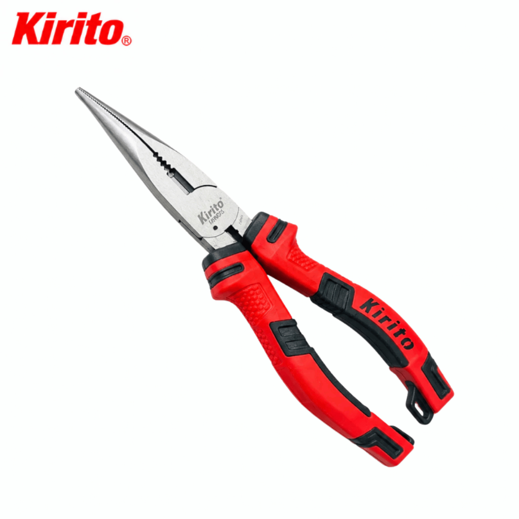 Kìm Mũi Nhọn Kirito Japan 6 Inch 8 inch - Thép CR-V Không Gỉ, Cứng Rắn, Chống Trơn Trượt