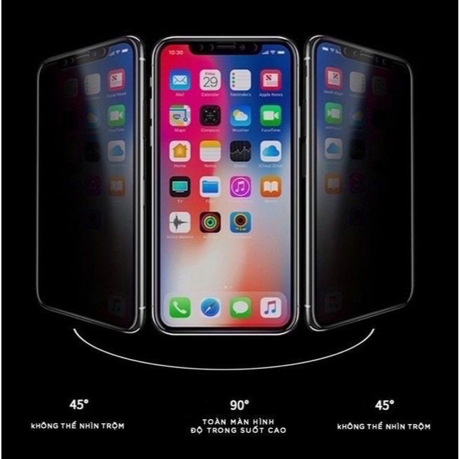 ip7 Kính Cường Lực Chống nhìn trộm iPhone 7 / IP 7 PLUS miếng dán Bảo Vệ Màn Hình iphone 7 plus