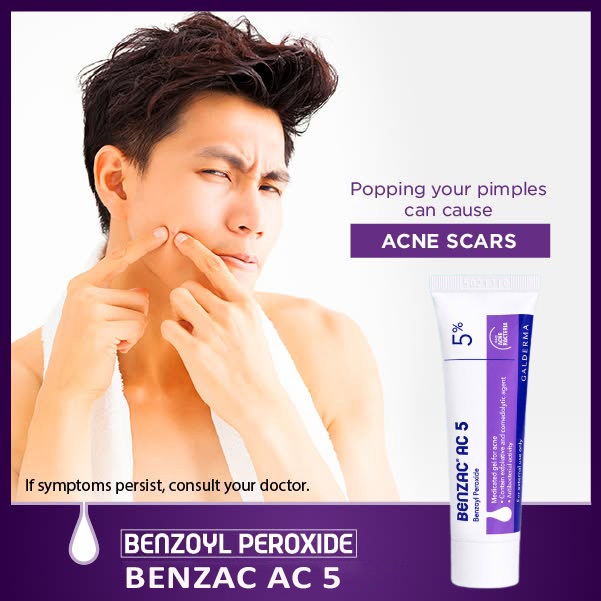 Kem Chấm Mụn Cấp Tốc Benzac Ac Benzoyl Peroxide 5% Pháp 15g An Toàn Chính Hãng
