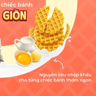 Bánh quy trứng sữa giòn 250g Belgi Tràng An vị trứng sữa, Matcha Latte, Rau Củ Phô Mai
