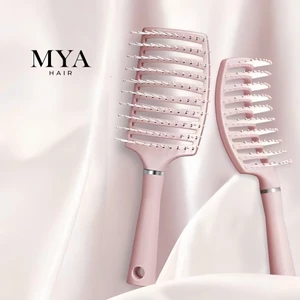 Lược Chải Tóc MYA Hair Màu Hồng Nhẹ, Thiết Kế Hiện Đại, Phù Hợp Cho Mọi Loại Tóc