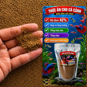 Thức ăn cá cảnh - Cám cá cảnh 500g -1kg dành cho cá molly, Guppy,3 đuôi,chép sư tử