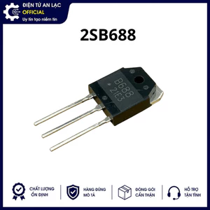 2 cái TRANSISTOR B688 2SB688 120V 8A 80W TO-3P PNP