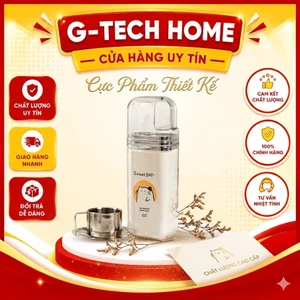 Bộ cốc và hộp đựng kem đánh răng du lịch nhỏ gọn, tiện lợi cầm tay mang đi