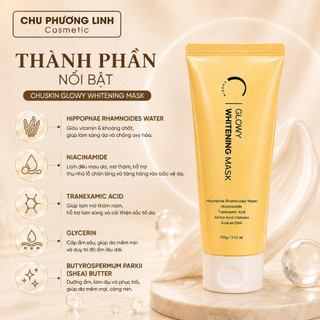 Ủ Trắng Da Mặt Chuskin 100g MP1064 – Dưỡng Sáng Làm Đều Màu, Cấp Ẩm, Làm Mịn Làn Da Cao Cấp