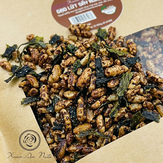 Gạo Lứt Sấy Rong Biển 200g Ăn Liền Giòn Ngon - Snack Healthy Giàu Chất Xơ, Ít Béo, Phù Hợp Ăn Kiêng