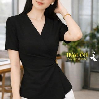 áo kiểu nữ,áo sơ mi,-dáng peplum nhẹ thanh lịch,hiện đại,công sở cao cấp,Doanh nhân trẻ,Phụ nữ trưởng thành