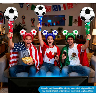 🔥 Bộ bóng bay World Cup 2026 – bóng trang trí bữa tiệc bóng đá – Không khí cổ vũ trọn vẹn