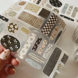 Tape Yier nền hoa trang trí Floral patchwork