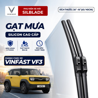 Gạt mưa VinFast VF3 thân đặc 20/20 inch dài hơn zin 2.5cm