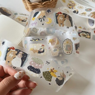 Washi tape PET tape tiệc ngủ Yier Hug goodnight