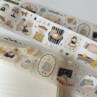 Washi tape PET tape tiệc ngủ Yier Hug goodnight