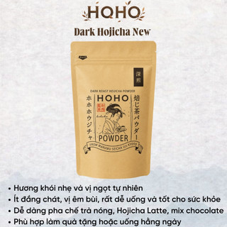 Bột Trà Rang Socola Healthy Ngọt Tự Nhiên Hojicha Hoho Hojicha Nhật Premium Latte Chocolate 80g M03