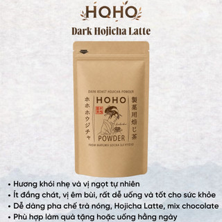 Bột Trà Rang Socola Healthy Ngọt Tự Nhiên Hojicha Hoho Hojicha Nhật Premium Latte Chocolate 80g M03