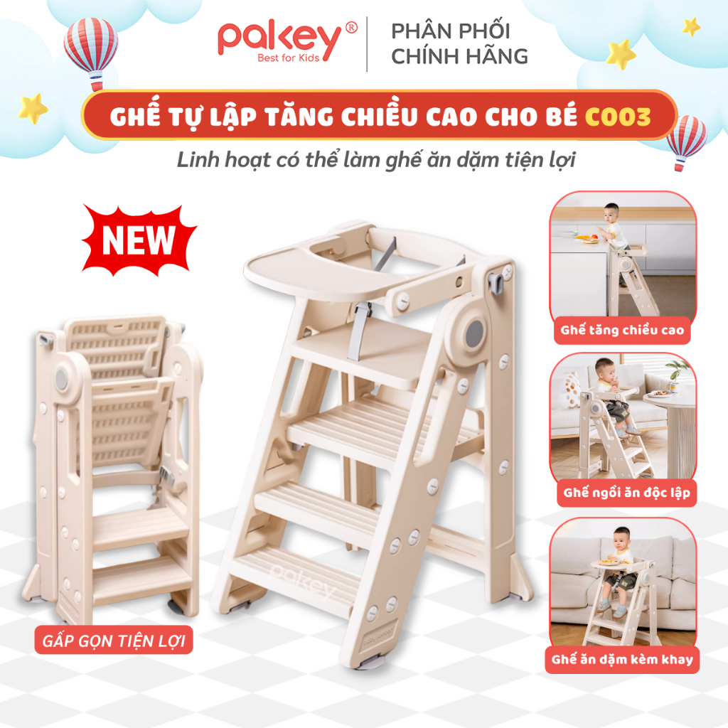 [HỎA TỐC] Ghế Tự Lập Tăng Chiều Cao Cho Trẻ, Thang Kê Chân Hỗ Trợ Bé Đánh Răng, Ăn Dặm Với Bàn Cao Tiện Lợi