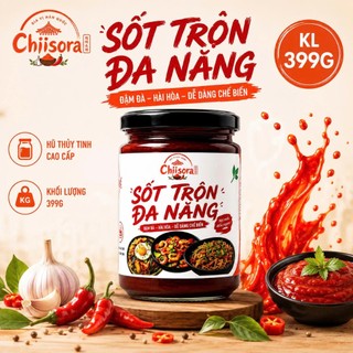 SỐT TRỘN ĐA NĂNG Hộp 399G Thương Hiệu CHII SORA -Chuyên các món CƠM TRỘN, MỲ TRỘN, GỎI HẢI SẢN THƠM NGON ĐẬM VỊ