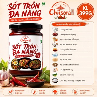 SỐT TRỘN ĐA NĂNG Hộp 399G Thương Hiệu CHII SORA -Chuyên các món CƠM TRỘN, MỲ TRỘN, GỎI HẢI SẢN THƠM NGON ĐẬM VỊ