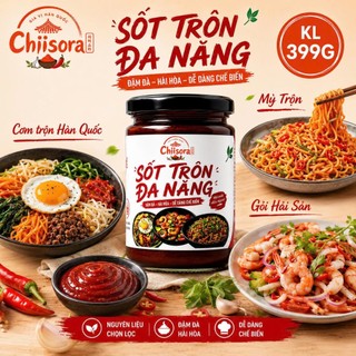 SỐT TRỘN ĐA NĂNG Hộp 399G Thương Hiệu CHII SORA -Chuyên các món CƠM TRỘN, MỲ TRỘN, GỎI HẢI SẢN THƠM NGON ĐẬM VỊ
