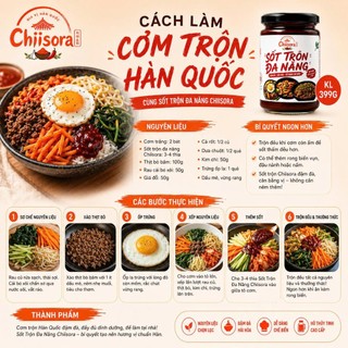 SỐT TRỘN ĐA NĂNG Hộp 399G Thương Hiệu CHII SORA -Chuyên các món CƠM TRỘN, MỲ TRỘN, GỎI HẢI SẢN THƠM NGON ĐẬM VỊ