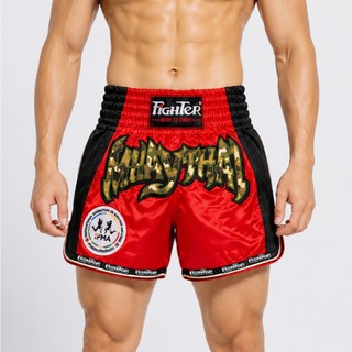 Quần Muay Fighter Cao Cấp - Hàng thủ công, vải dày, chất lượng - Muay Thai Shorts