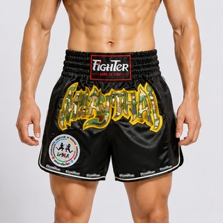 Quần Muay Fighter Cao Cấp - Hàng thủ công, vải dày, chất lượng - Muay Thai Shorts