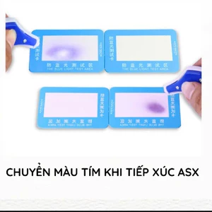 Bộ đèn + thẻ mini thử ánh sáng xanh tròng kính [ thử không giới hạn ]
