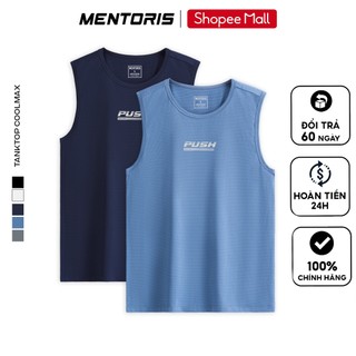 COMBO 2 Áo Tanktop Nam MENTORIS Vải Thun Lạnh, Thông Hơi Thoáng Khí, Form Dáng Thể Thao CB2MTT02