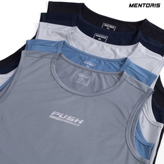 COMBO 2 Áo Tanktop Nam MENTORIS Vải Thun Lạnh, Thông Hơi Thoáng Khí, Form Dáng Thể Thao CB2MTT02