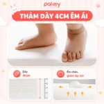 [5 MẢNH] Thảm Cho Bé Chơi Bằng Da PU Cao Cấp PAKEY, Đệm Thảm Dày 4cm Siêu Êm, Siêu Bền Phong Cách Hàn Quốc — ảnh 7