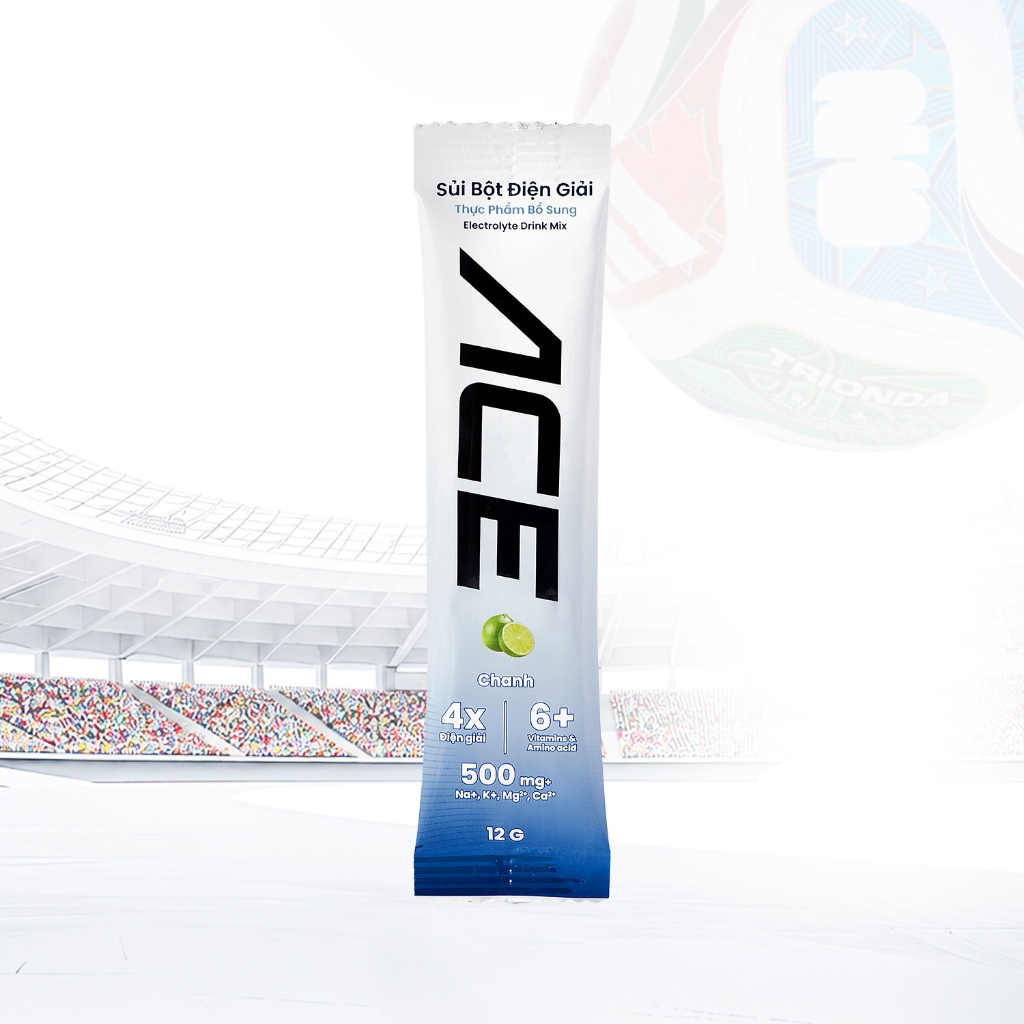 [Tặng Quà] Sủi bột điện giải ACE - Bù điện giải, bù nước, tăng sức bền & hiệu suất khi chơi thể thao (Hộp 16)