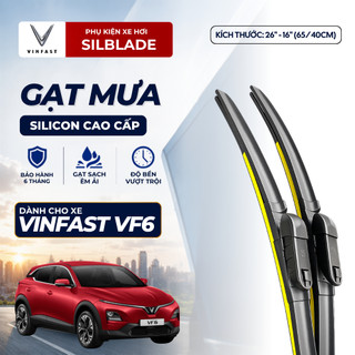 Gạt mưa VinFast VF6 thân đặc 26/16 inch (65/40cm) chân nút bấm