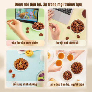 Combo 10 gói hạt dẻ Ba Con Sóc 40G ăn liền- Hạt dẻ luộc lột vỏ, hạt dẻ ngọt ăn vặt