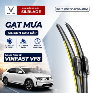 Gạt mưa VinFast VF8 thân đặc 26/18 inch (65/45cm) chân móc U