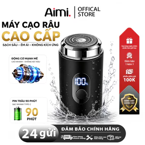 Máy cạo râu nam mini bỏ túi, Thiết kế nhỏ gọn tiện lợi,Màn hình led thông minh